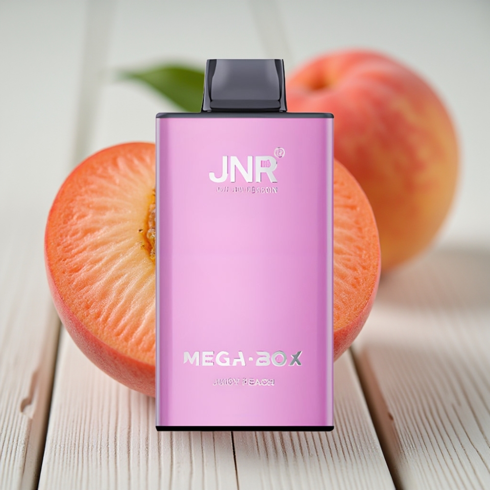 JNR Mega Box 25000 Puff Tek Kullanımlık Vape Şeftali Aromalı 30ml 850mAh