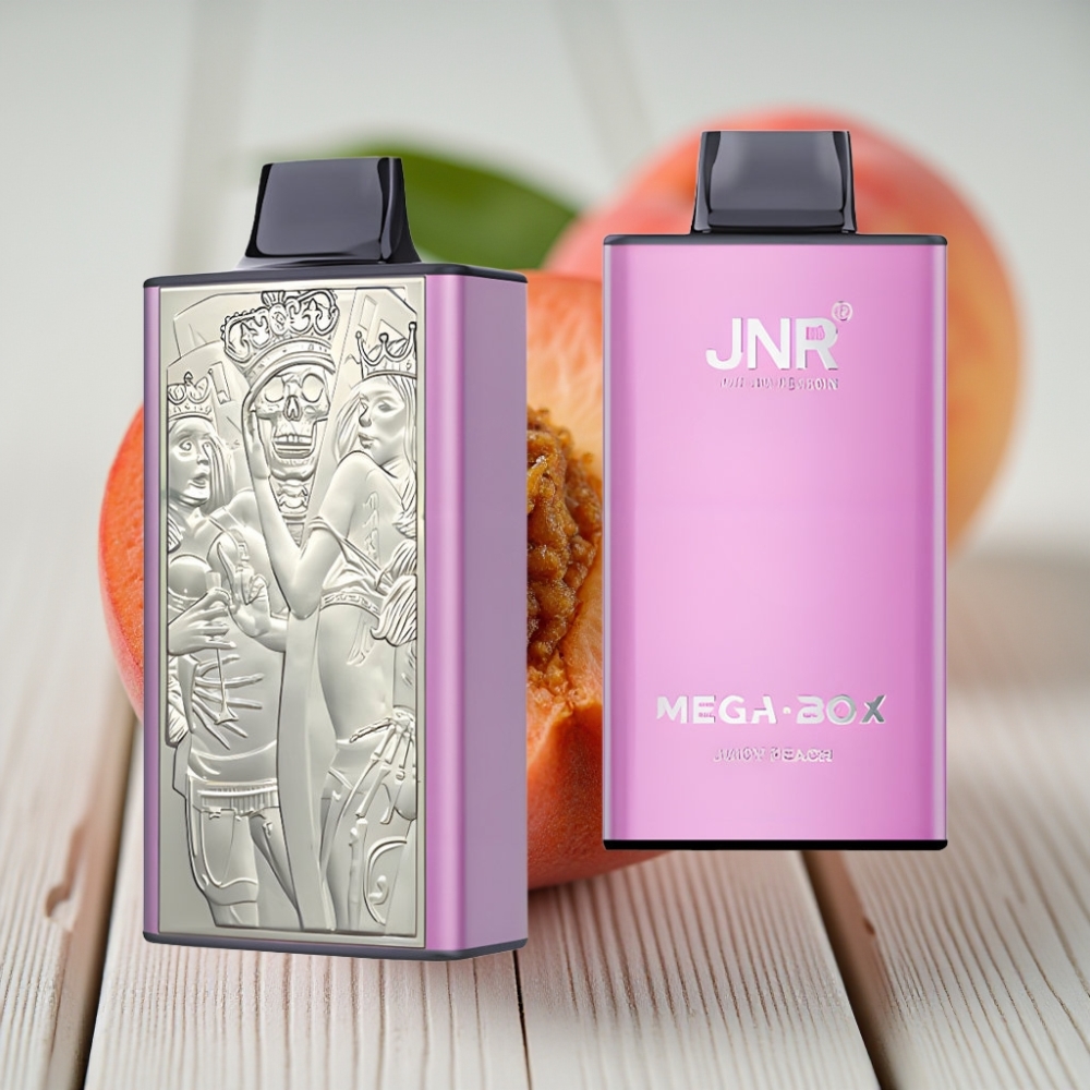 JNR Mega Box 25000 Puff Tek Kullanımlık Vape Şeftali Aromalı 30ml 850mAh