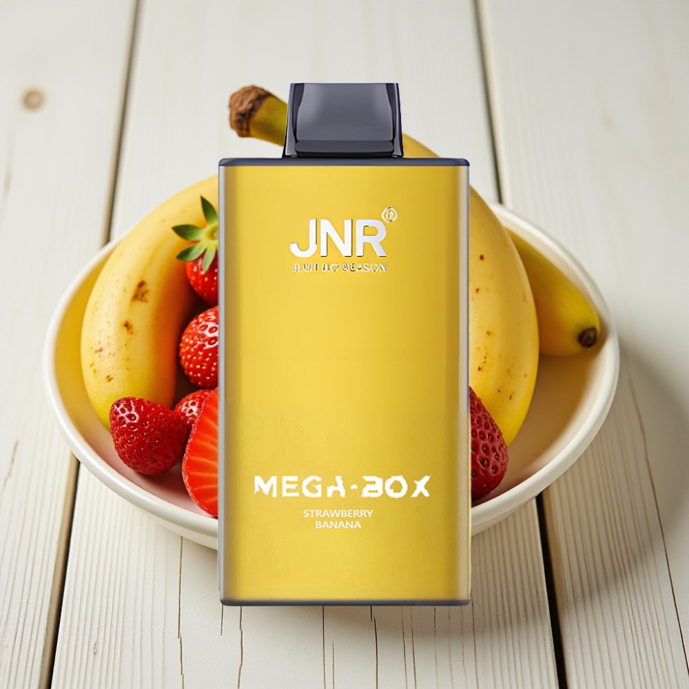 JNR Mega Box 25000 Puff Çilek Muz Aromalı Tek Kullanımlık Vape - 30ml 850mAh Type-C