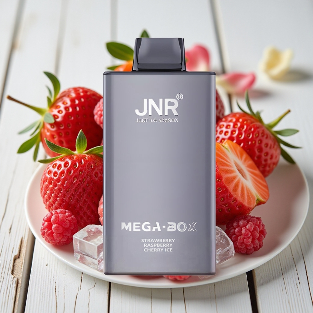 JNR Mega Box 25000 Puffs Tek Kullanımlık Vape Çilek Ahududu Kiraz Buz - 30ml 850mAh Type-C