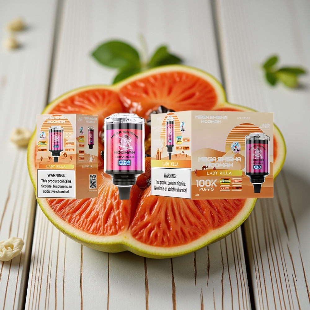 JNR Mega Shisha Hookah 100K Masaüstü Uyumlu Lady Killa - 100000 puffs 60ml 2200mAh