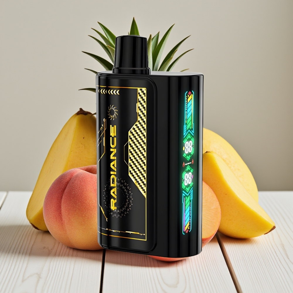 JNR Radiance 31000 Puff Şeftali Mango Ananas Aromalı Tek Kullanımlık Vape 28ml 950mAh