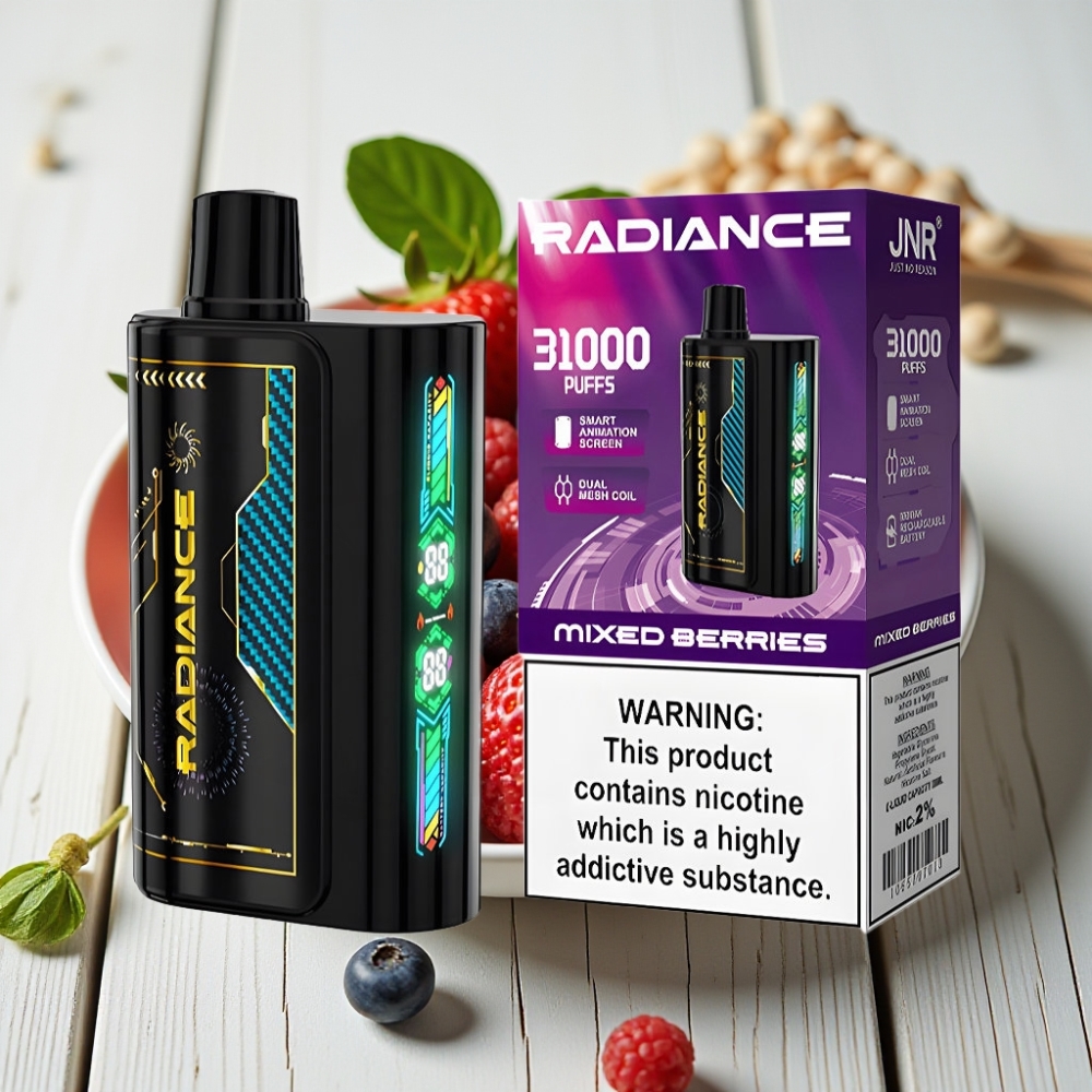 JNR Radiance 31000 Puffs Tek Kullanımlık Vape KARIŞIK MEYVELER 28ml 950mAh Type-C