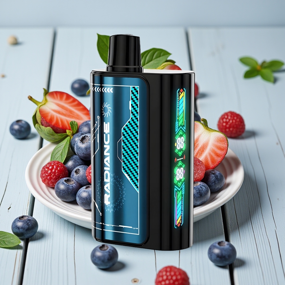 JNR Radiance 31000 Puffs Tek Kullanımlık Vape MAVİ AHUDUDU BUZ – 28ml 950mAh Type-C