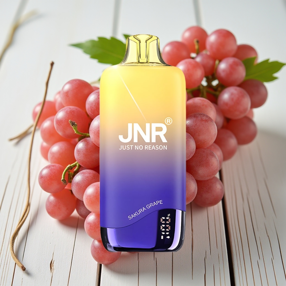 JNR Rainbow 10500 Puff Tek Kullanımlık Vape Sakura Üzüm - 10500 Puff 18ml 600mAh