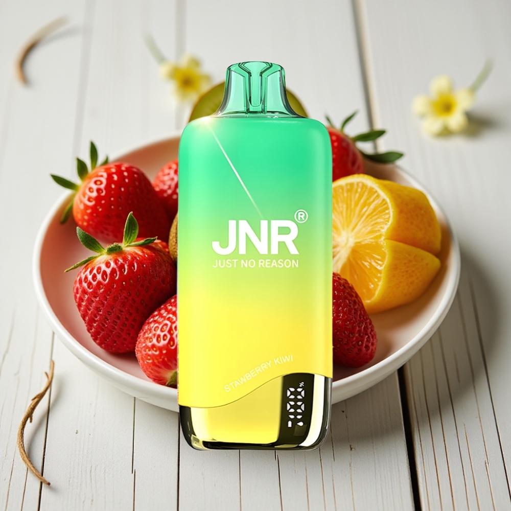 JNR Rainbow 10500 Puff Tek Kullanımlık Vape Çilek Kivi 18ml 08ohm Mesh