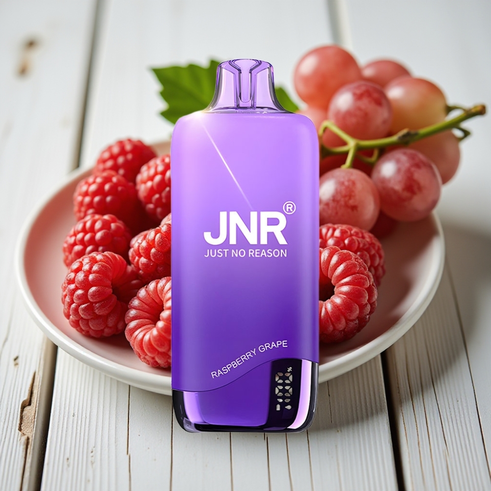 JNR Rainbow 10500 Puffs Tek Kullanımlık Vape Ahududu Üzüm 10500 Puff 18ml 08ohm
