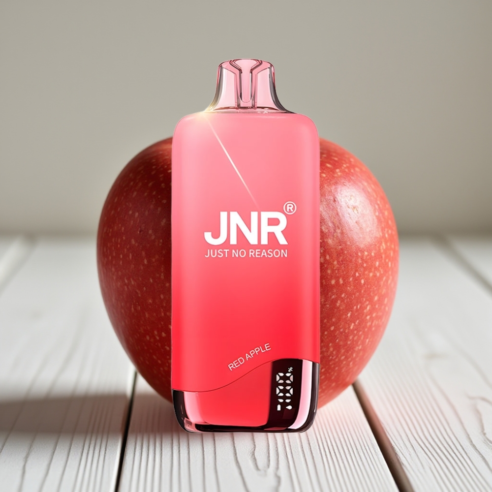 JNR Rainbow 10500 Puffs Tek Kullanımlık Vape Kırmızı Elma 600mAh 18ml 08ohm