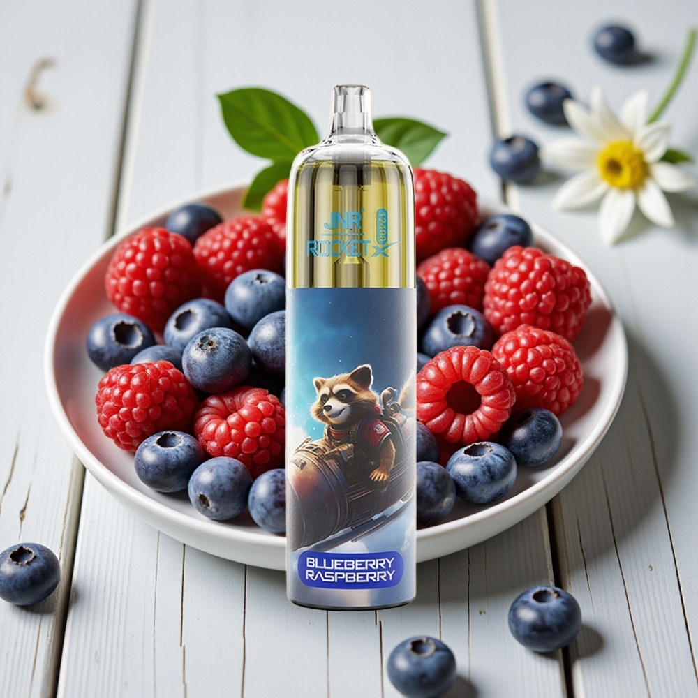 JNR Rocket-X 12400 Puffs Tek Kullanımlık Vape Yaban Mersini Ahududu 25ml 850mAh Type-C
