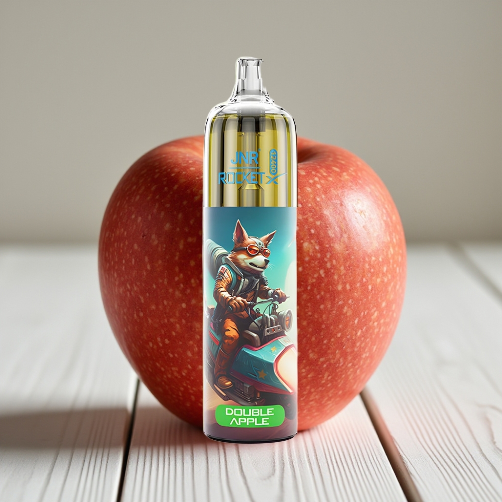 JNR Rocket-X 12400 Puffs Tek Kullanımlık Vape Çift Elma 25ml 850mAh Type-C
