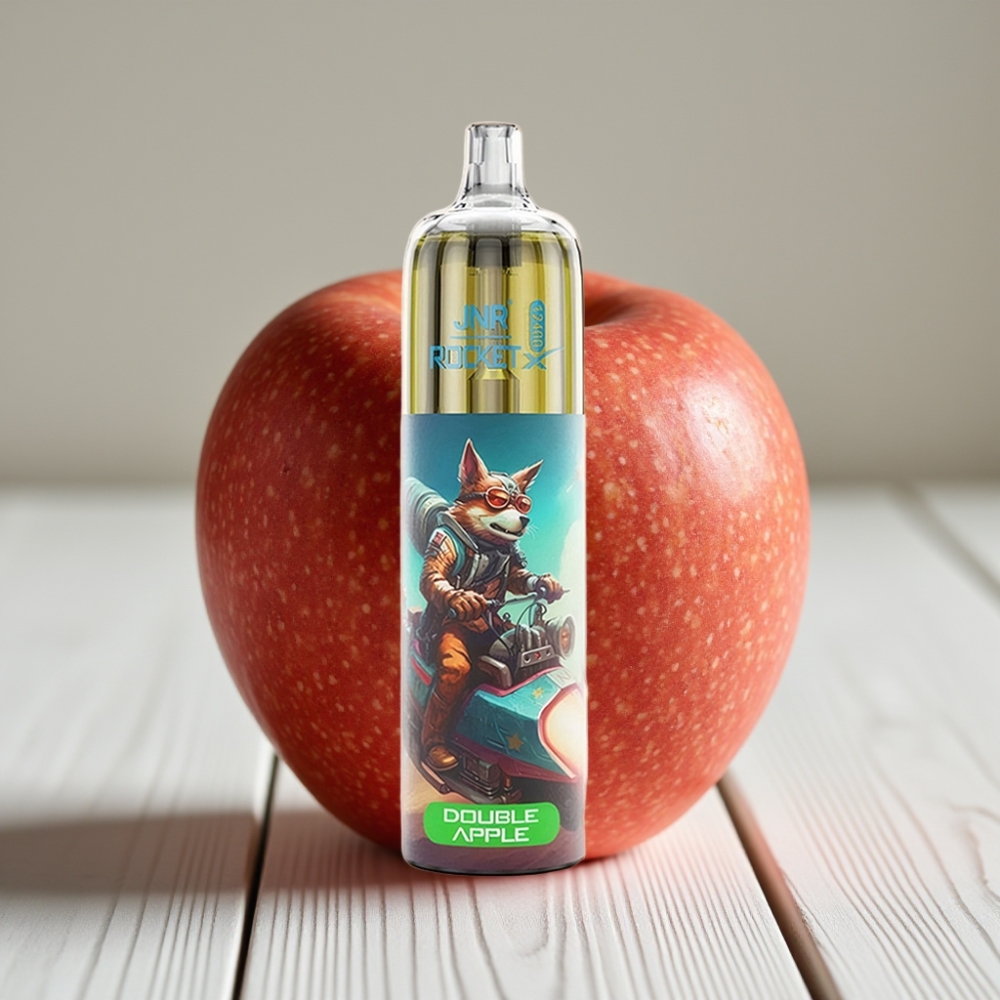 JNR Rocket-X 12400 Puffs Tek Kullanımlık Vape Çift Elma 25ml 850mAh Type-C