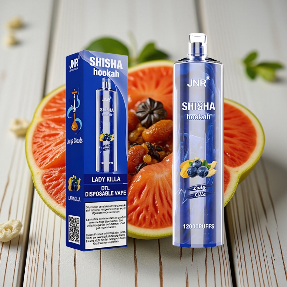 JNR Shisha Hookah 12000 Puffs Lady Killa 24ml 750mAh Type-C