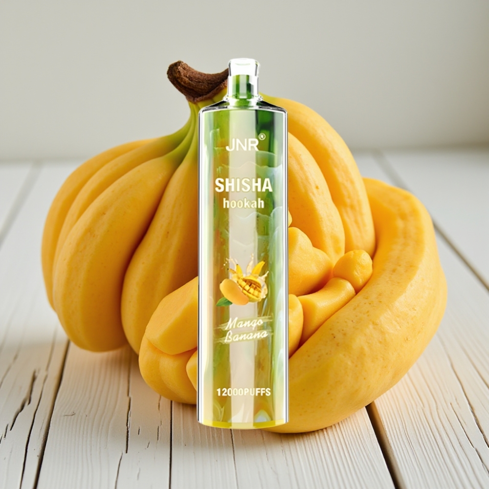 JNR Shisha Hookah 12000 Puffs Mango Muz - 24ml 750mAh Type-C