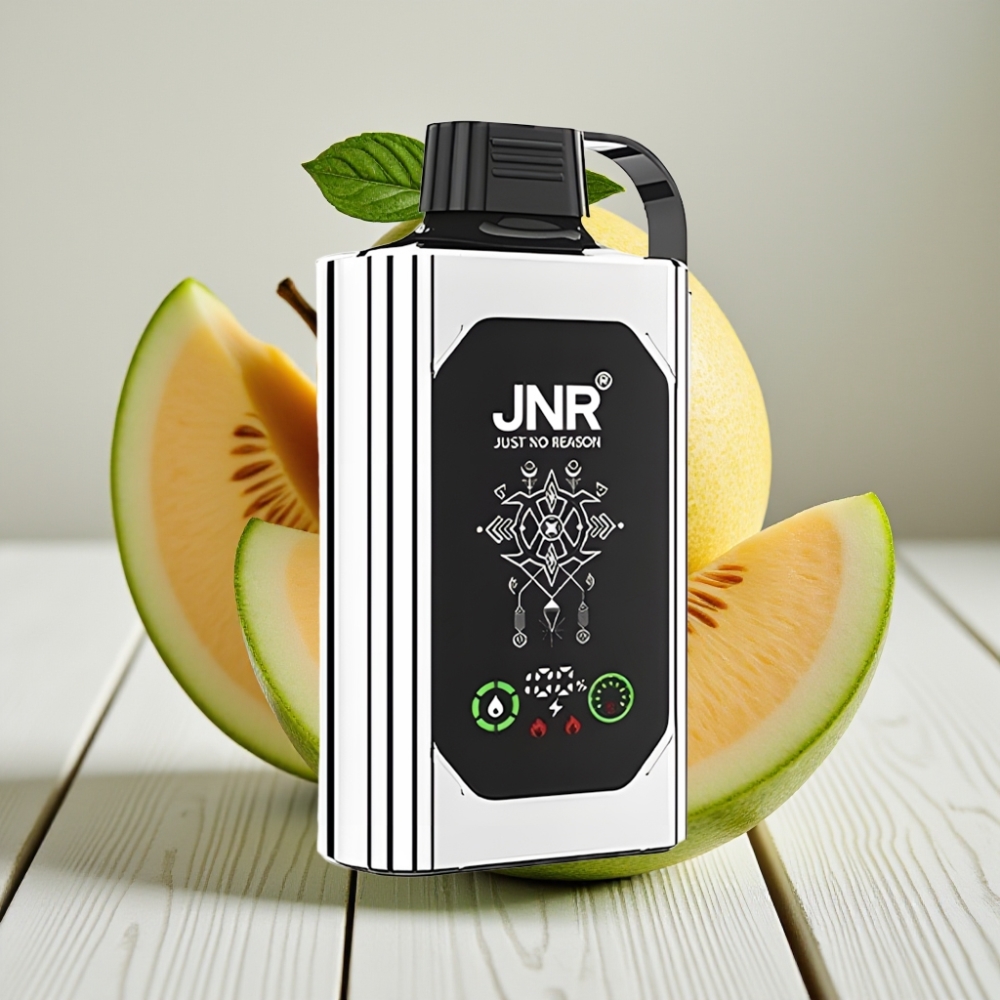 JNR Shisha Hookah Box 20500 Puffs Çift Kavun Nane – HD Ekran 1000mAh Type-C