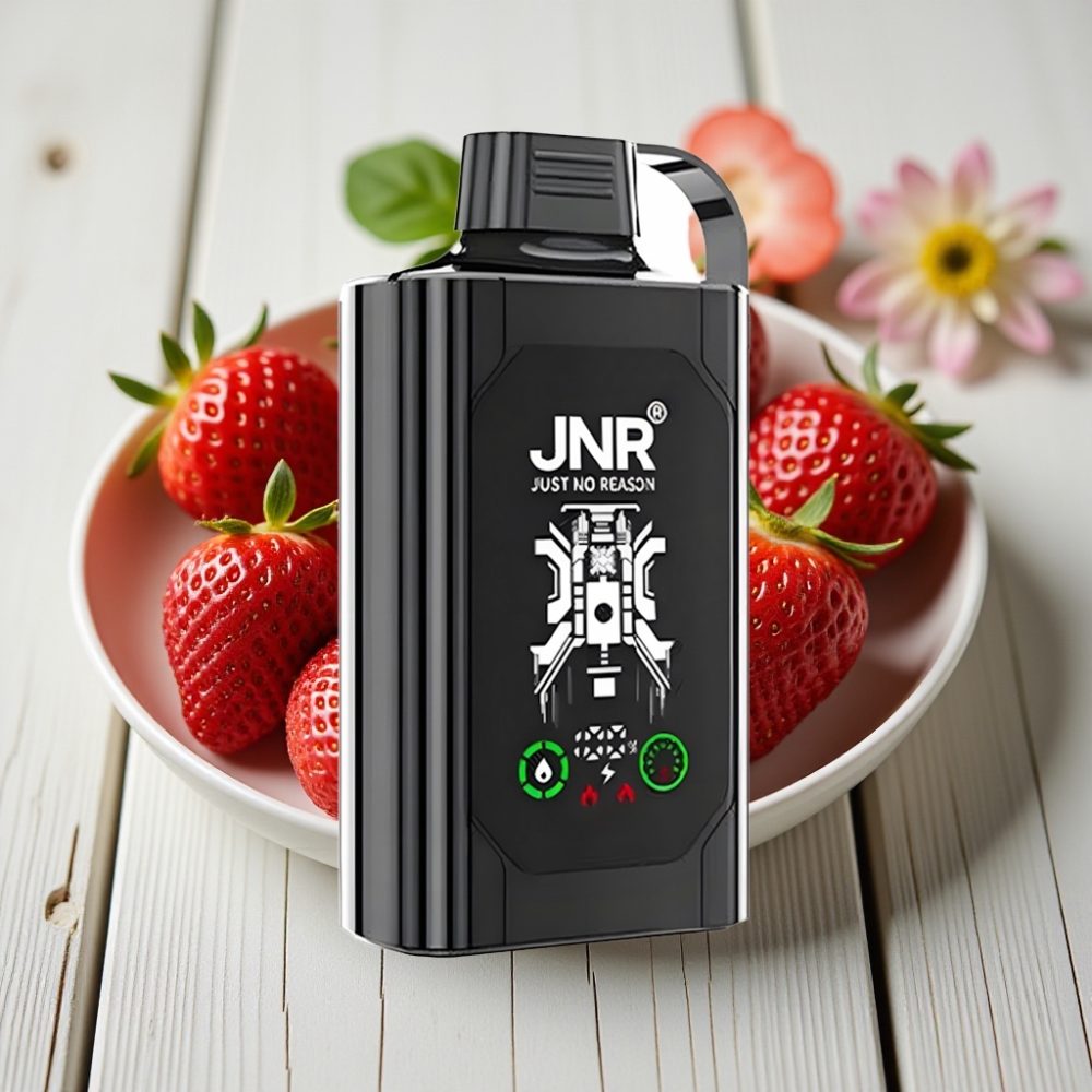 JNR Shisha Hookah Box 20500 Puffs Çilek Üzüm 25ml 1000mAh HD Ekran