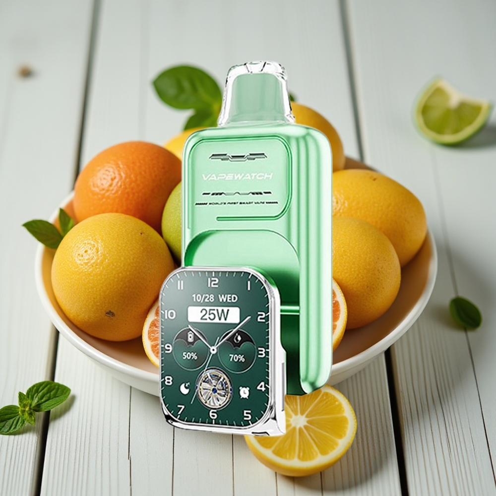 JNR VapeWatch 30000 Puffs Miami Nane Aromalı – 1000mAh 19mL 5 Nikotin Type-C Şarj