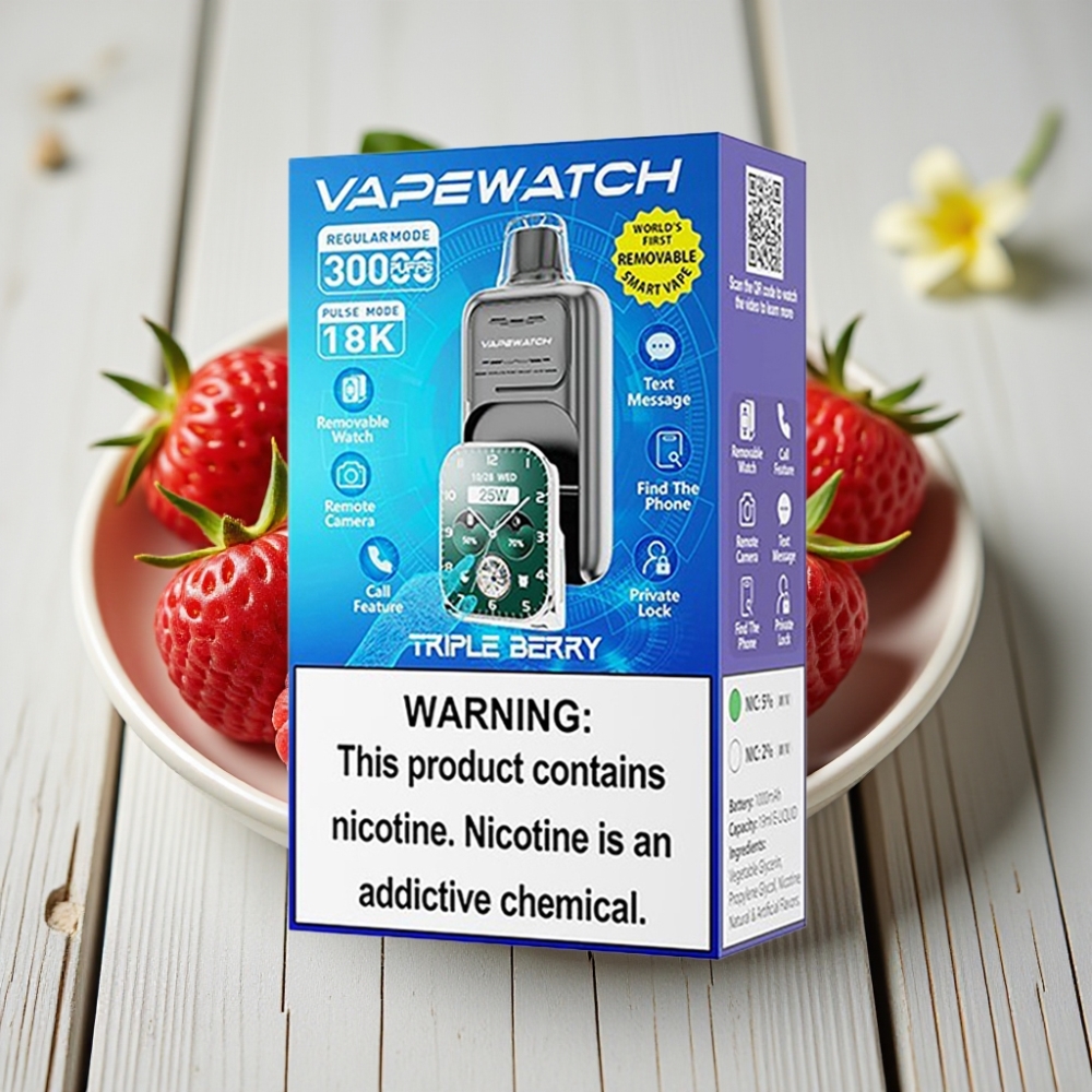 JNR VapeWatch 30000 Puffs Üçlü Meyve – 30000 Puf 1000mAh 19mL 5 Nikotin Type-C