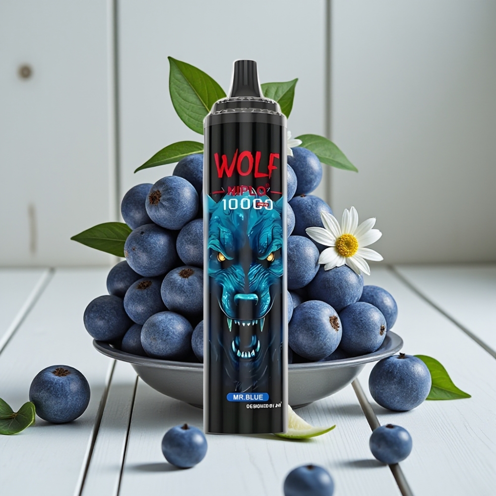 JNR Wolf Niplo 10000 Puffs Bay Mr Blue – 20ml 10 Ohm Type-C