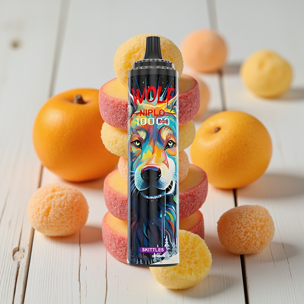 JNR Wolf Niplo 10000 Puffs Skittles Aromalı 20ml 650mAh Type-C