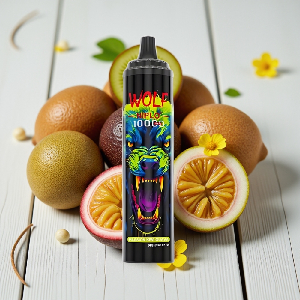 JNR Wolf Niplo 10000 Puffs Tutku Kivi Guava – 20ml 650mAh Type-C