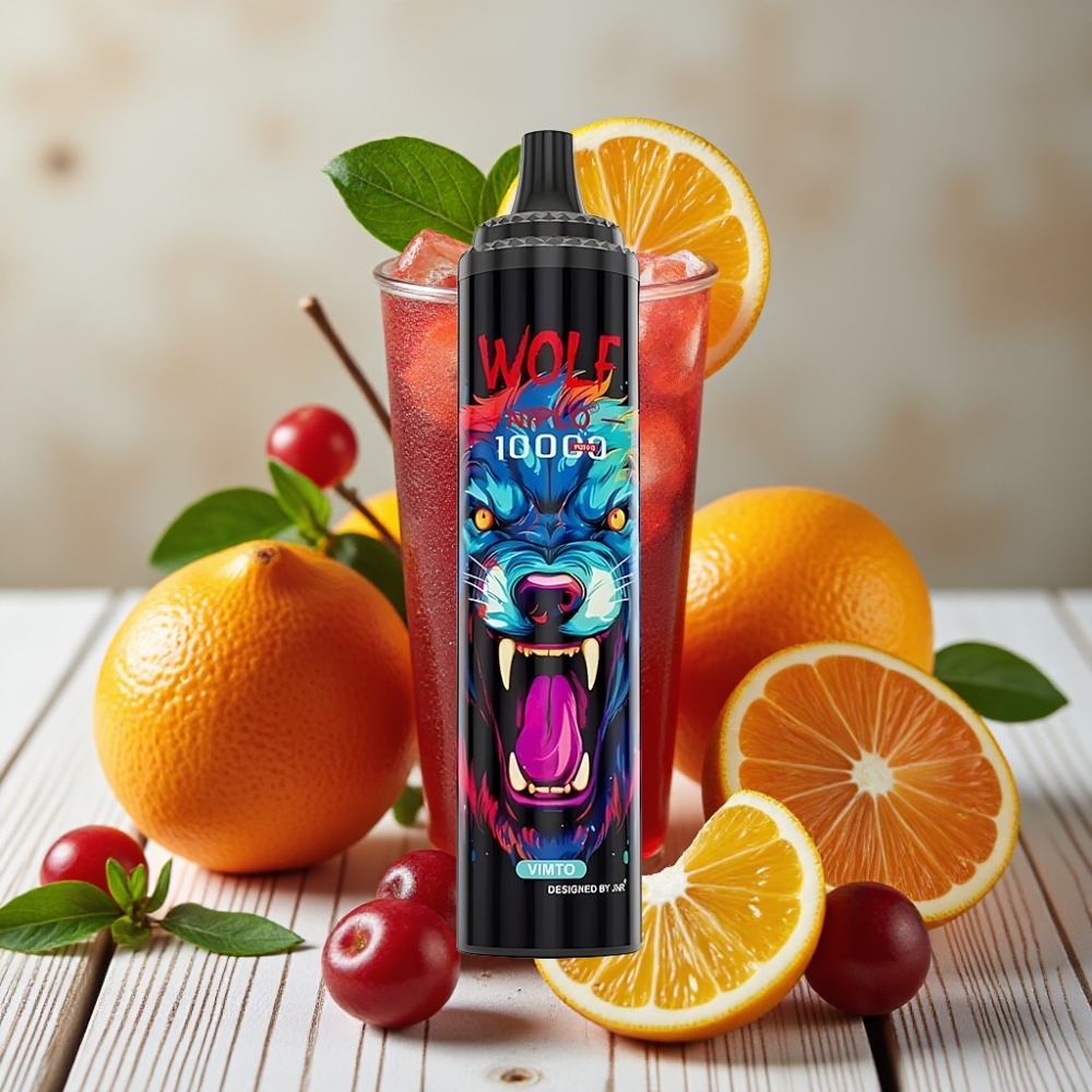 JNR Wolf Niplo 10000 Puffs Vimto Aromalı – 20ml 5 Type-C