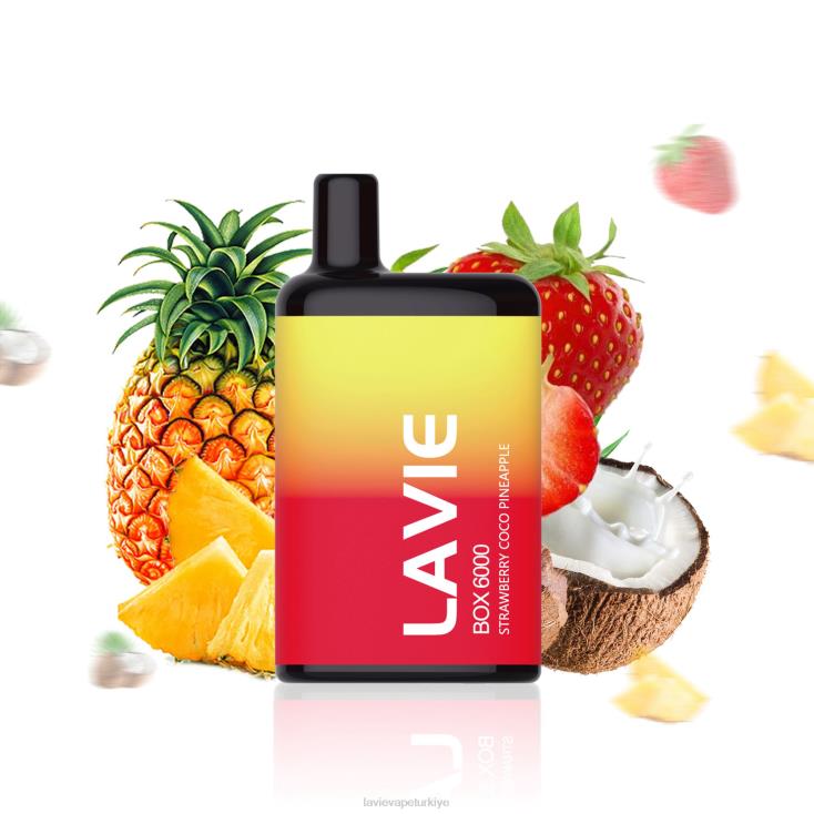 Lavie Puffs 848HZ205 LAVIE BOX 6000 nefes çilek koko ananas