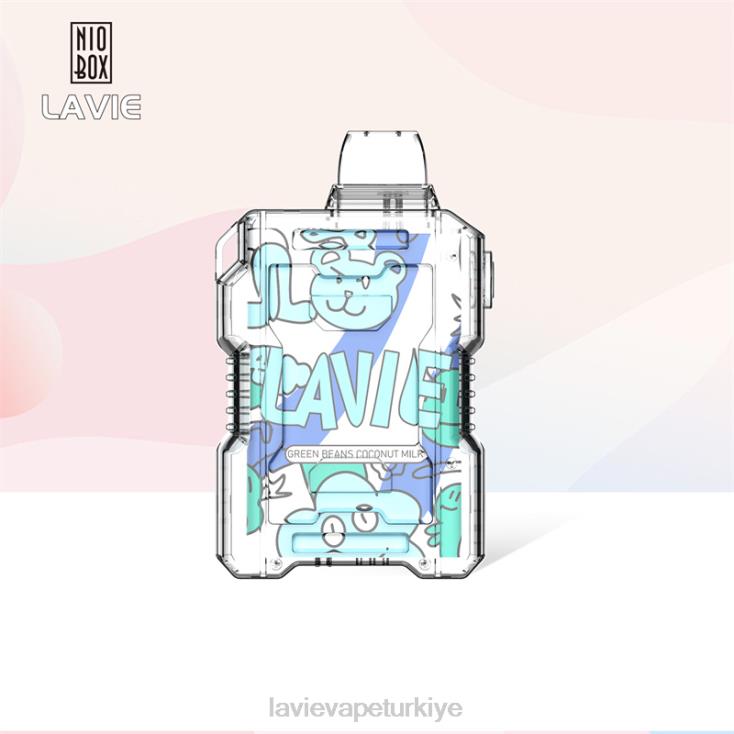 Lavie Vape Price 848HZ188 LAVIE NIO BOX 9000 nefes yeşil fasulye hindistan cevizi sütü