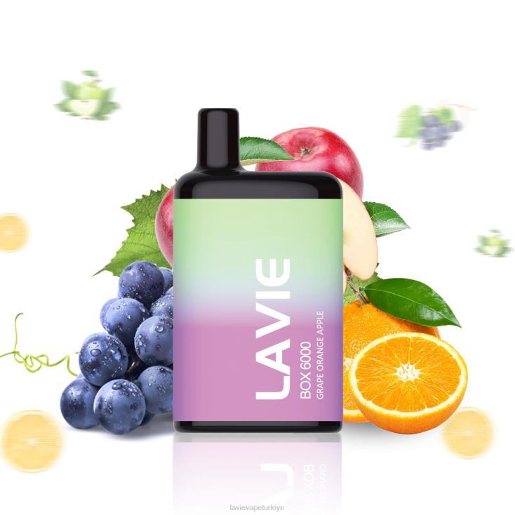 Lavie Vape Reddit 848HZ202 LAVIE BOX 6000 nefes üzüm portakal elma