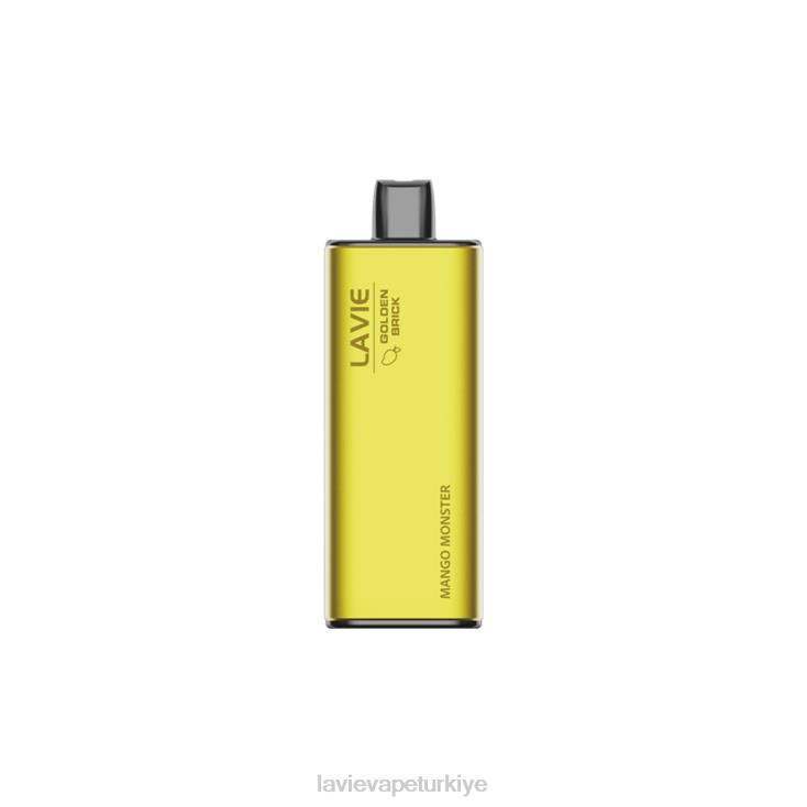 Lavie Vape Türkiye 848HZ61 LAVIE GOLDEN BRICK 10000 nefes mango canavarı