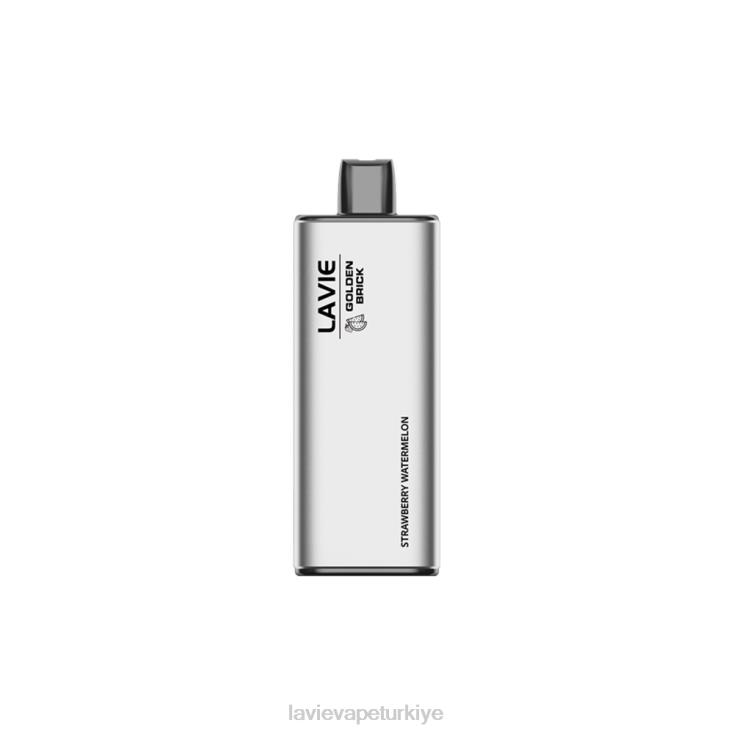 Lavie Vape Türkiye 848HZ66 LAVIE GOLDEN BRICK 10000 nefes çilek karpuz