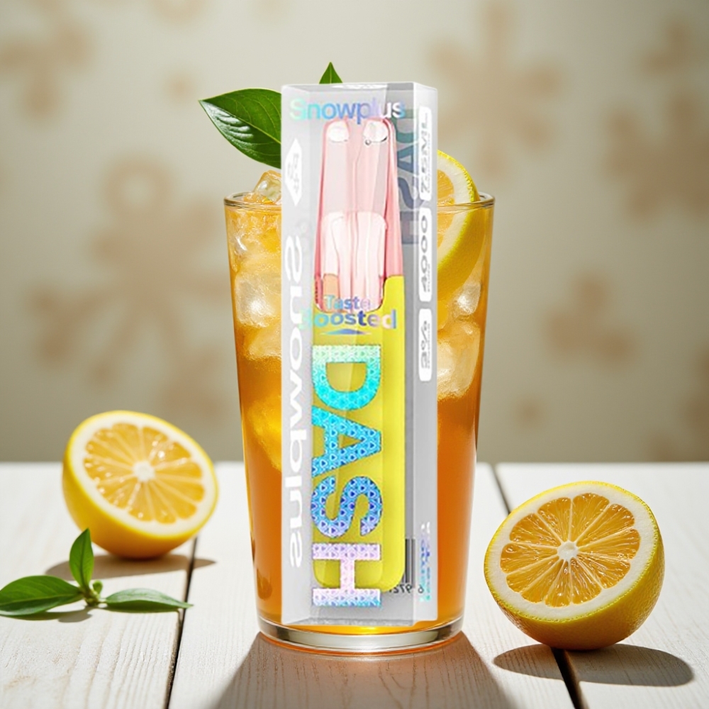 Snowplus Dash 4000 Puffs Disposable Device Limon Buzlu Çay 75ml 530mAh