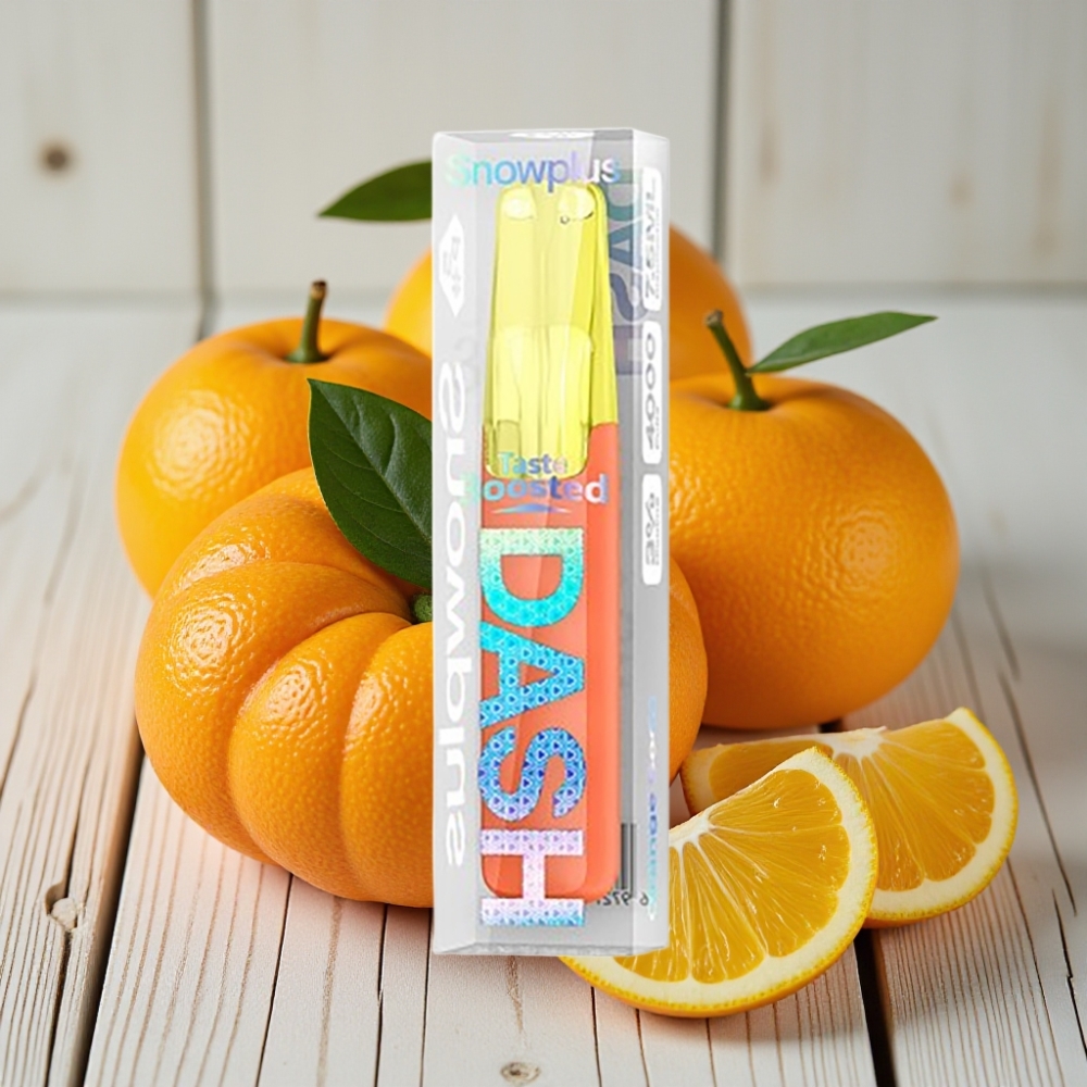 Snowplus Dash 4000 Puffs Disposable Device Portakal Gazoz 530 mAh 75 ml