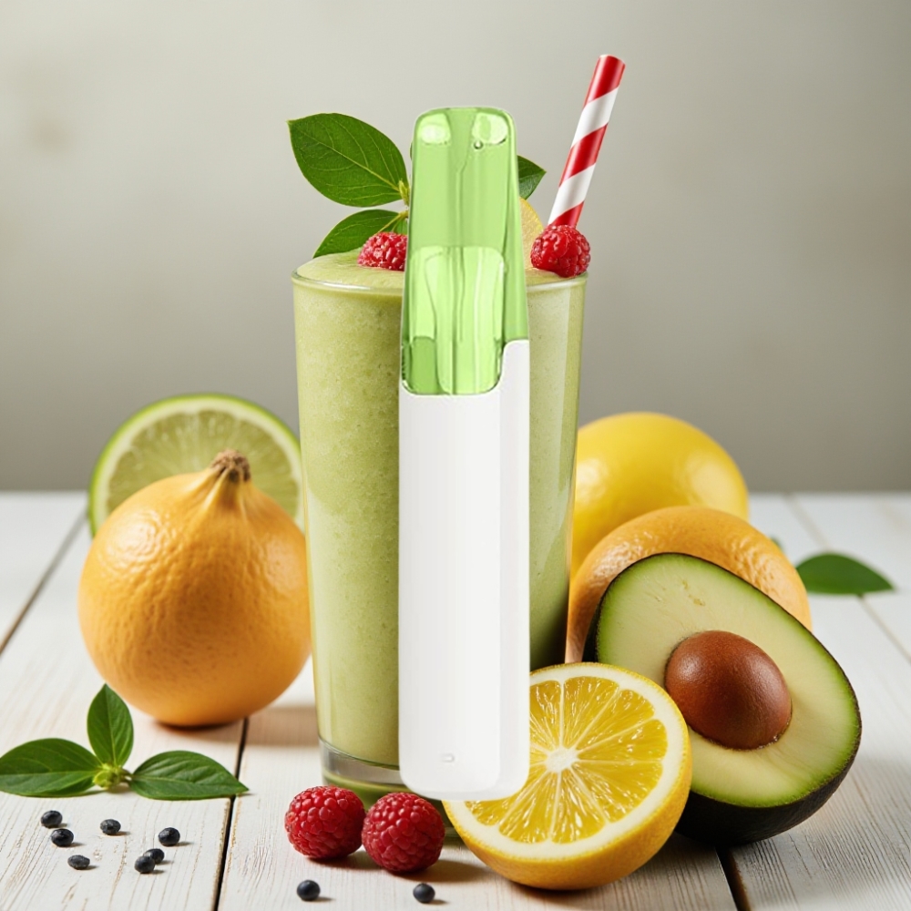 Snowplus Dash 4000 Puffs Kullan At Cihaz Matcha Smoothie - 75 ml 530 mAh Seramik Atomizer