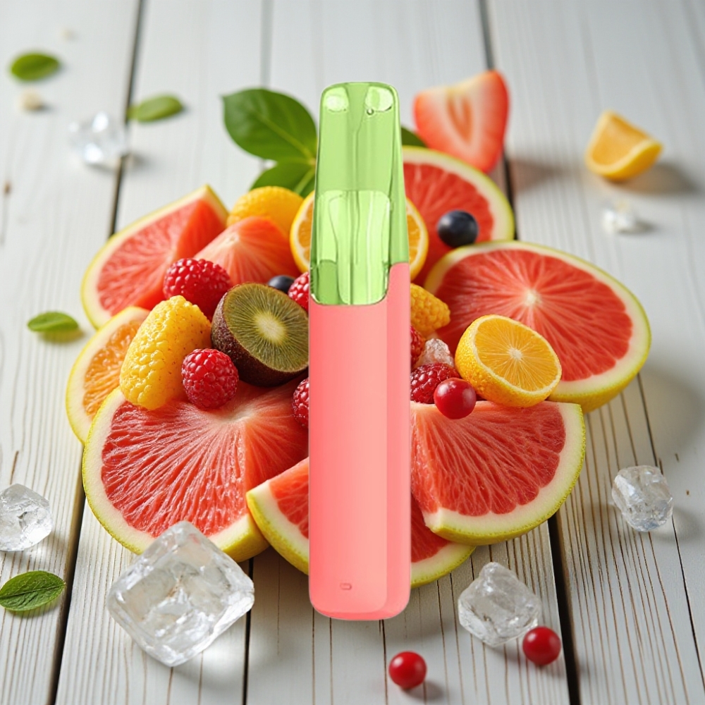 Snowplus Dash 4000 Puffs Kullan-At Cihazı Lush Ice - Seramik Atomizer 75 ml 4000 Puff