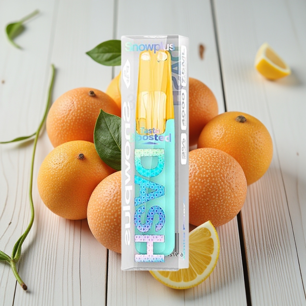 Snowplus Dash 4000 Puffs Tek Kullanımlık Cihaz Beyaz Serinlik 75 ml 4000 Puff Ceramik