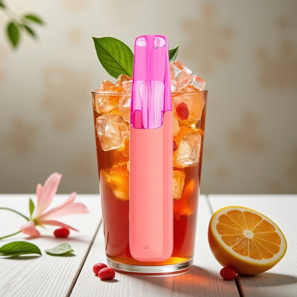 Snowplus Dash 4000 Puffs Tek Kullanımlık Cihaz Hibiskus Buzlu Çay - 75 ml 4000 Puff 530 mAh