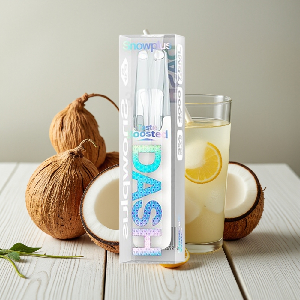 Snowplus Dash 4000 Puffs Tek Kullanımlık Cihaz Hindistan Cevizi Suyu – 75 ml 530 mAh