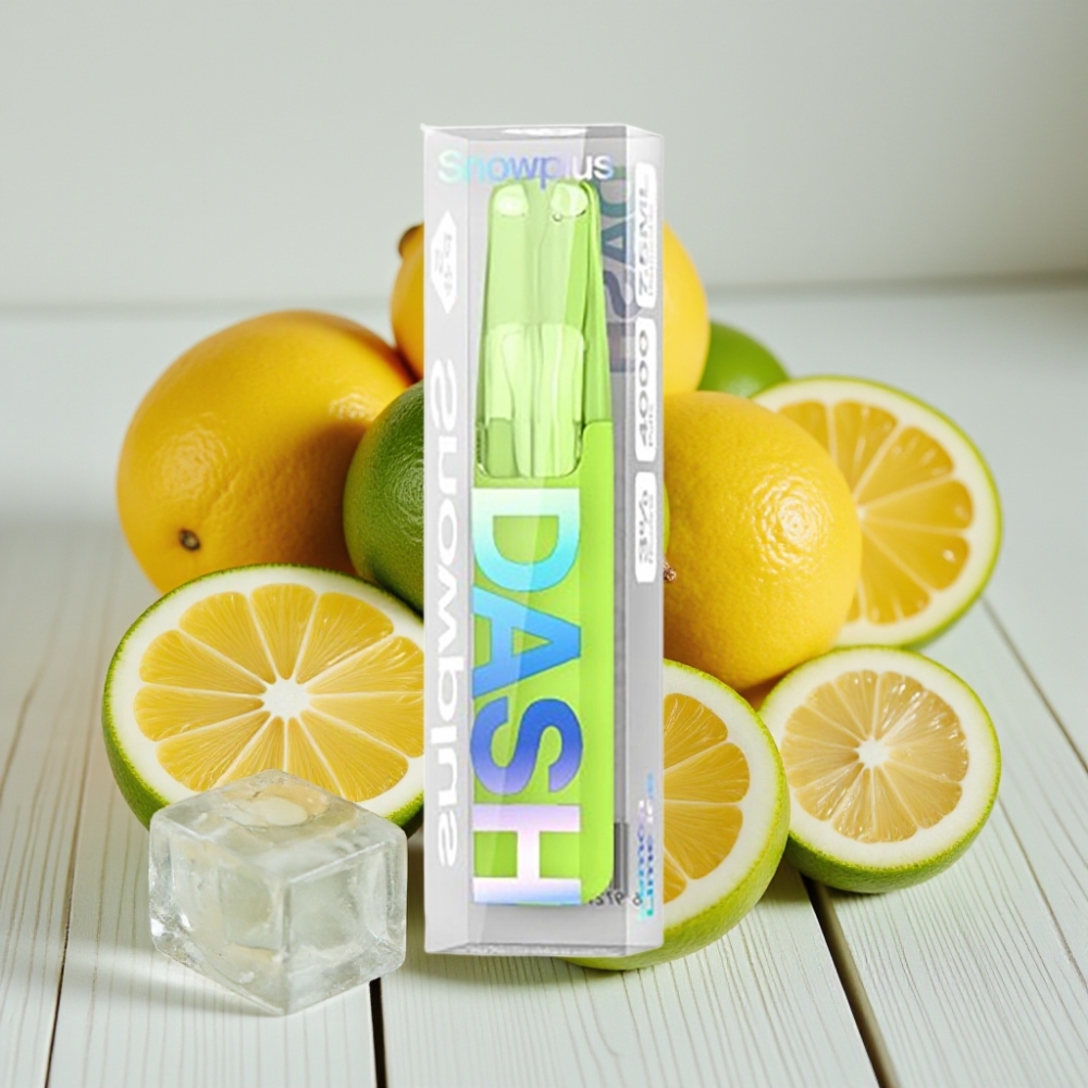 Snowplus Dash 4000 Puffs Tek Kullanımlık Cihaz Limon Lime Buz - 75 ml 530 mAh Seramik Atomizer