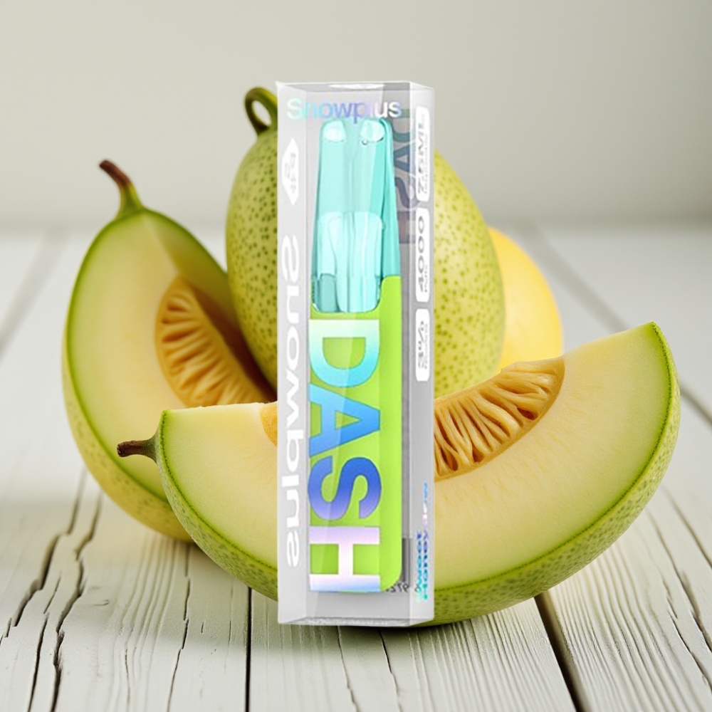 Snowplus Dash 4000 Puffs Tek Kullanımlık Cihaz Tatlı Honeydew 75 ml 4000 Puff 530 mAh