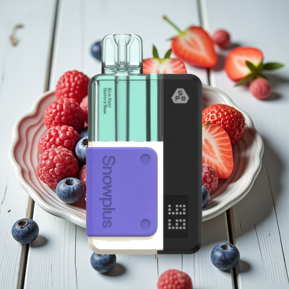 Snowplus Swift 15000 Puffs Pod Kit Mavi Ahudulu Sakızlı Ayı - 1000mAh 2+10ml Çift Mesh