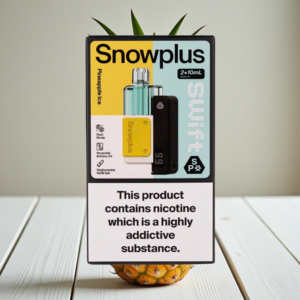 Snowplus Swift 5000 Puffs Prefilled Pod Kit Ananas Buz 1000 mAh 2+10 ml 2 Nikotin