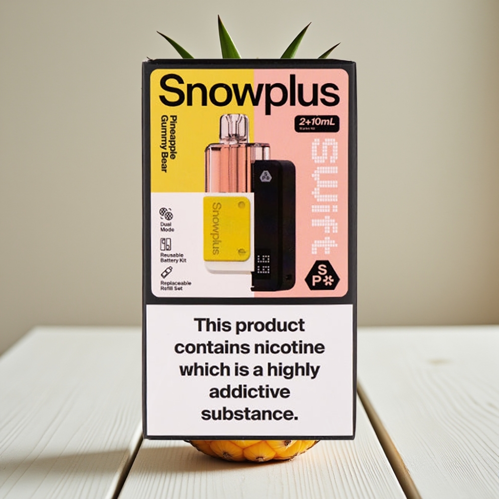 Snowplus Swift 5000 Puffs Prefilled Pod Kit Ananaslı Sakızlı Ayı - 1000 mAh 2+10 ml 2 Nikotin