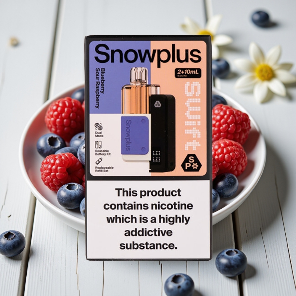 Snowplus Swift 5000 Puffs Prefilled Pod Kit Yaban Mersini Ekşi Ahududu 1000 mAh 2+10 ml