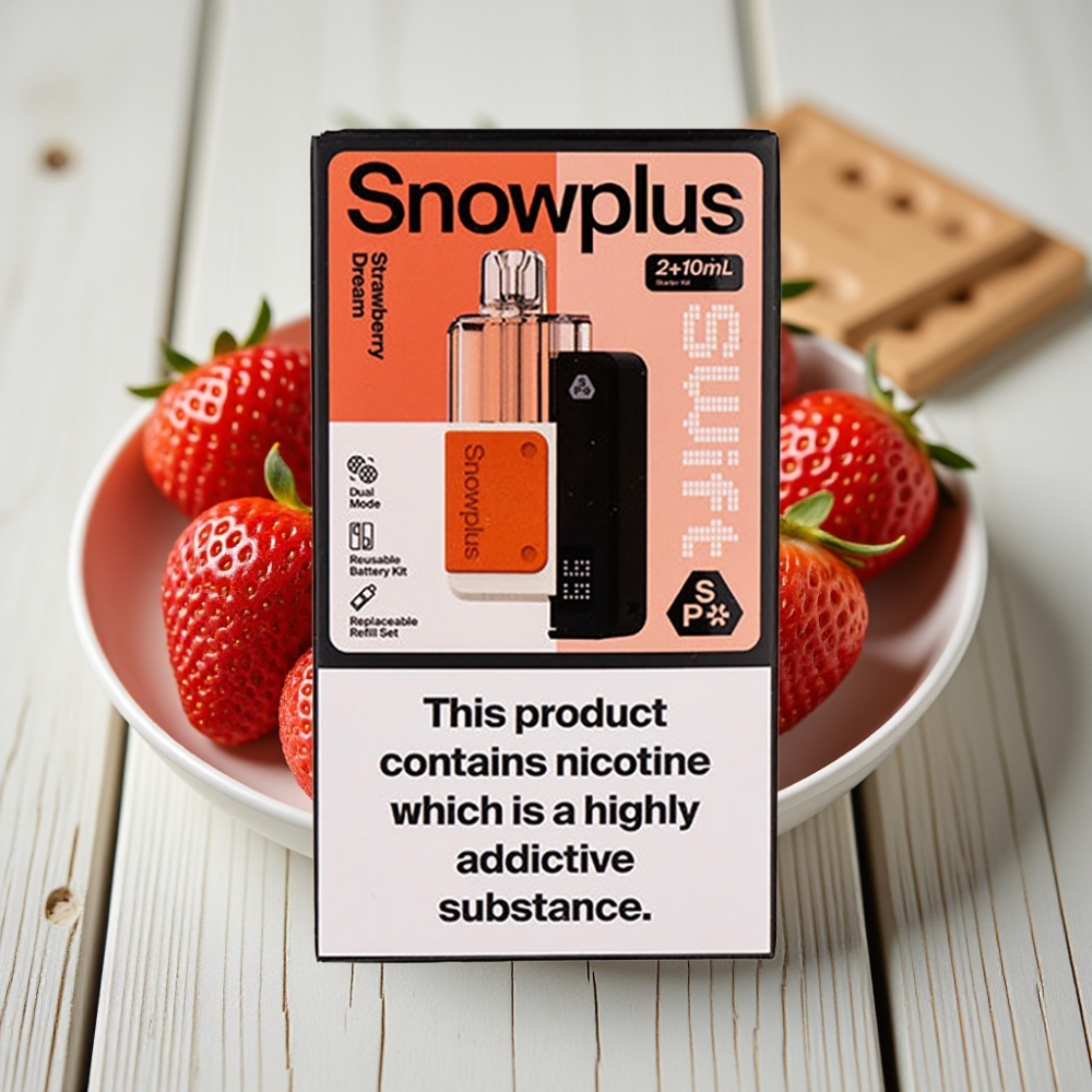Snowplus Swift 5000 Puffs Prefilled Pod Kit Çilek Rüyası - 1000 mAh 2+10 ml 2 Nikotin