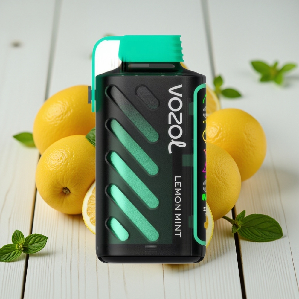 VOZOL Gear Power 20000 Puffs Limon Nane 20mL 5 Nikotin Dual Mesh Coil