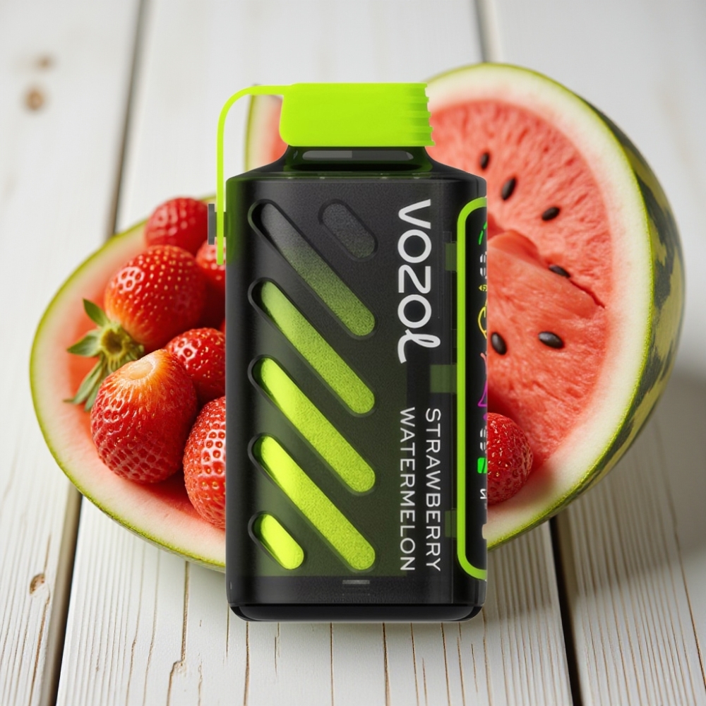 VOZOL Gear Power 20000 Puffs Çilek Karpuz 20mL 5 Nikotin Dual Mesh Coil