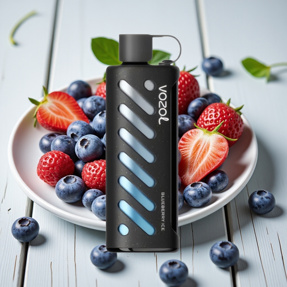 VOZOL Gear Shisha 25000 Puff Blueberry Ice Aromalı - 1000mAh 5mg/ml Dual Mesh