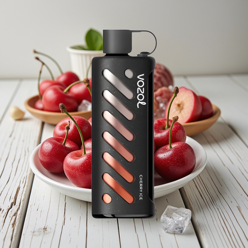 VOZOL Gear Shisha 25000 Puff Cherry Buzu Tek Kullanımlık Vape 1000mAh 5mg/ml
