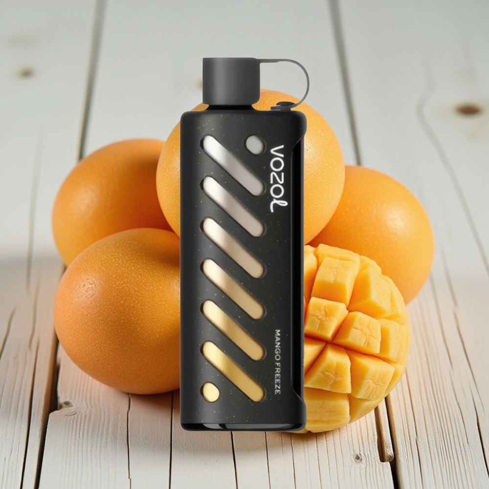VOZOL Gear Shisha 25000 Puffs Tek Kullanımlık Vape Dondurmalı Mango - 1000mAh 5mg/ml Dual Mesh