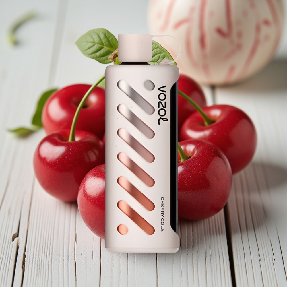 VOZOL Gear Shisha 25000 Puffs Çift Mesh Modlu Cherry Cola Aromalı 1000mAh 5mg/ml